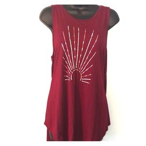 Old Navy Maroon sleeveless top